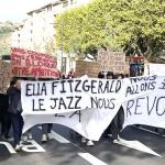 Mobilisations lycéennes : une manifestation menée par les élèves du lycée Ella Fitzgerald a défilé ce matin dans le centre de Vienne