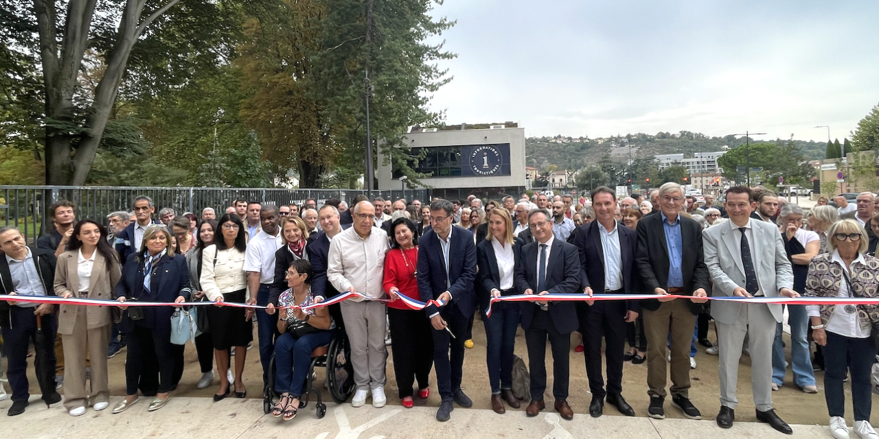 Inauguration en fanfare du cours Brillier : une nouvelle entrée de Vienne à 8,5 millions d’euros